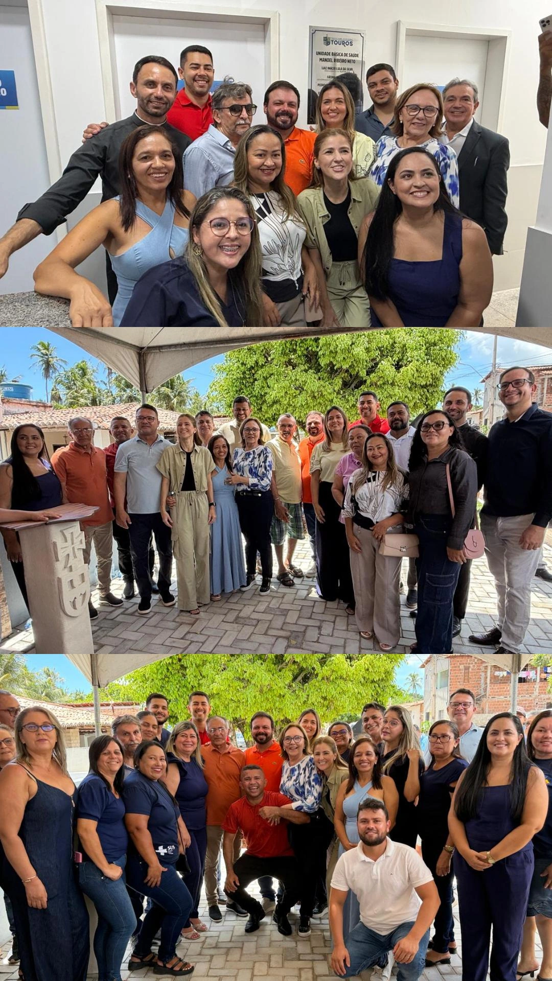 Senadora Zenaide Maia participa da reinauguração de Unidade Básica de Saúde em Touros