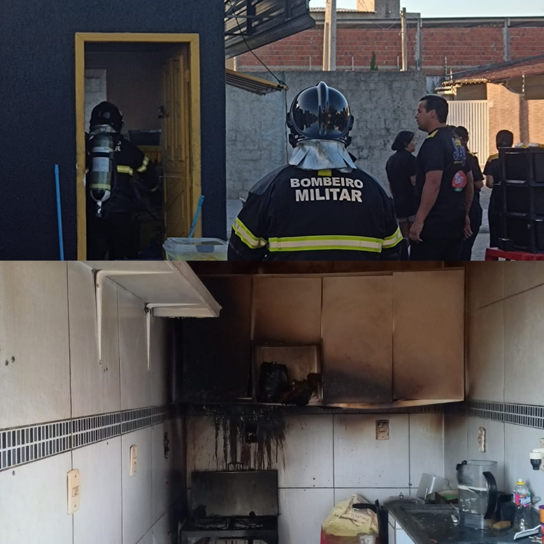 Incêndio em estabelecimento comercial mobiliza Corpo de Bombeiros em Currais Novos no final da tarde desta sexta-feira