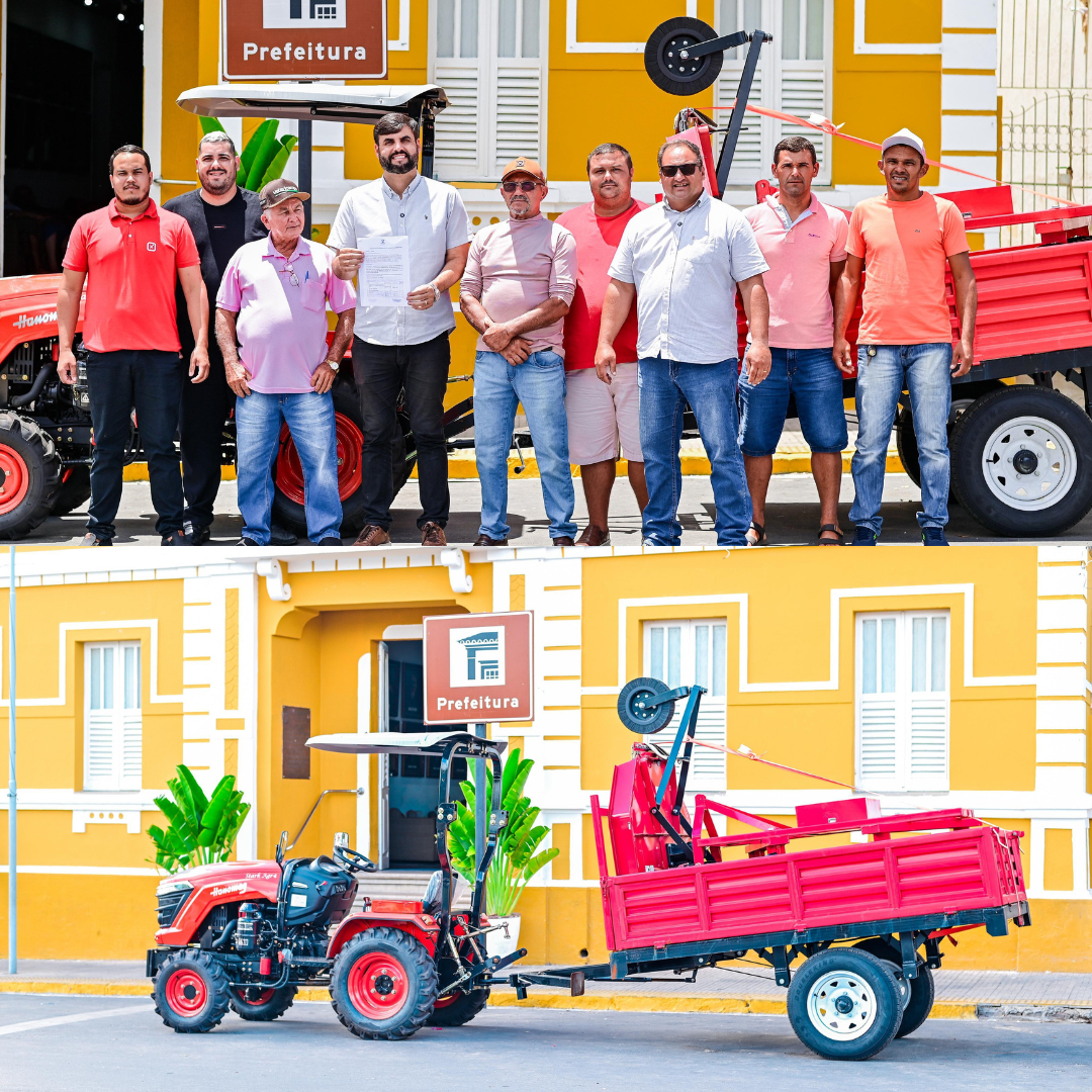 Prefeitura de Currais Novos entrega trator para fortalecer a agricultura familiar