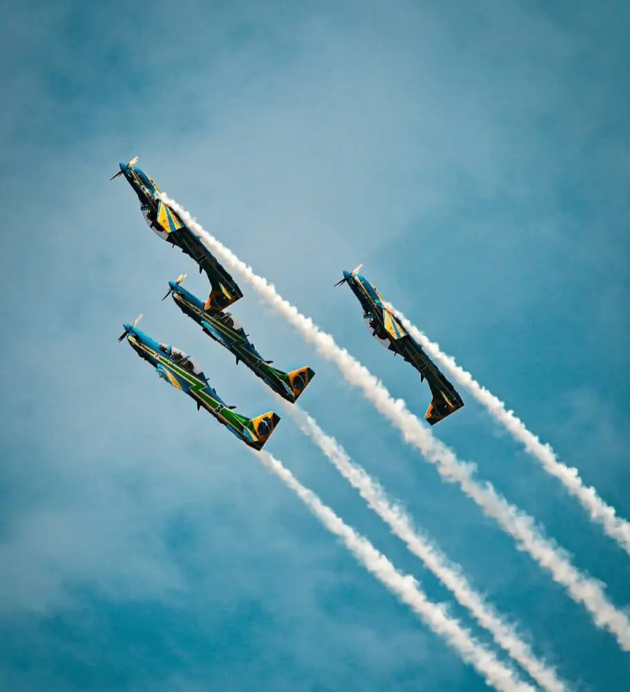 Esquadrilha da Fumaça se apresenta na Ilha de Sant’Ana no domingo, 22