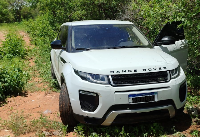 Polícia recupera Range Rover após assalto a depósito em Currais Novos