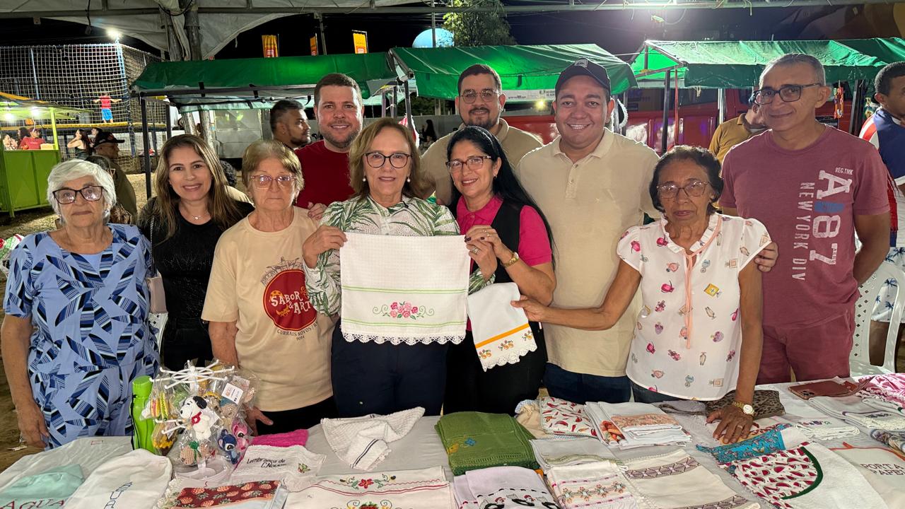 Senadora Zenaide Maia elogia economia local e mulheres empreendedoras na ExpoNovos em Currais Novos