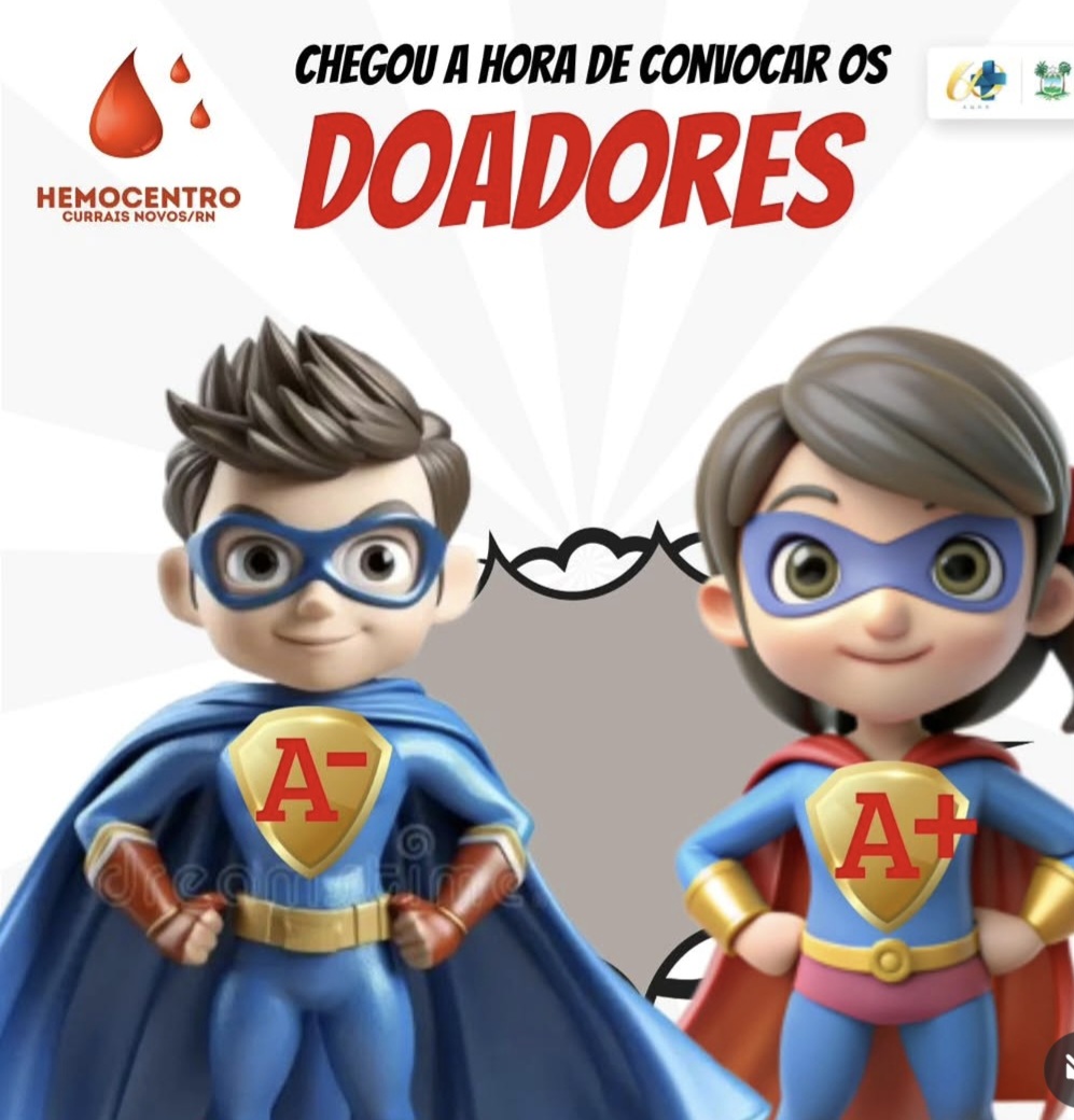 Hemocentro de Currais Novos faz apelo urgente por doadores de sangue tipo A