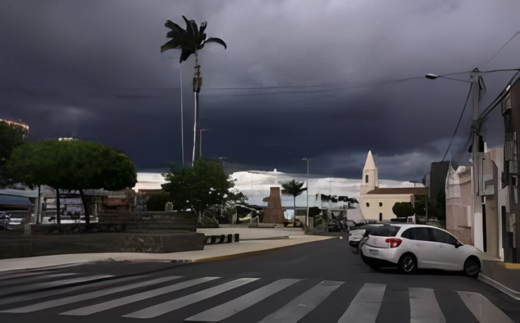 Currais Novos em alerta: Inmet prevê chuvas intensas e ventos fortes até a noite desta sexta (10)