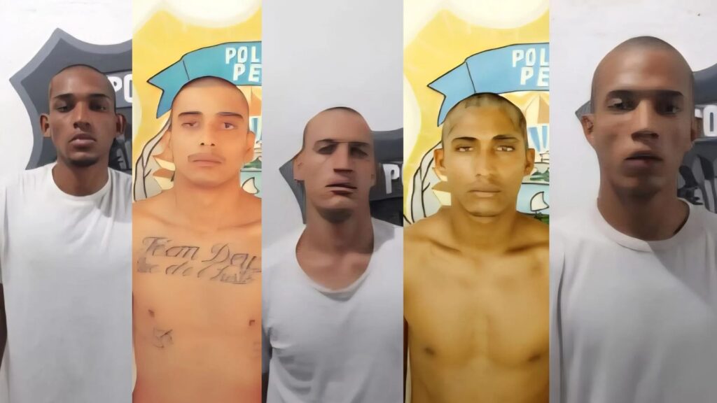 Cinco presos fogem da Penitenciária Estadual de Alcaçuz após danificarem cela