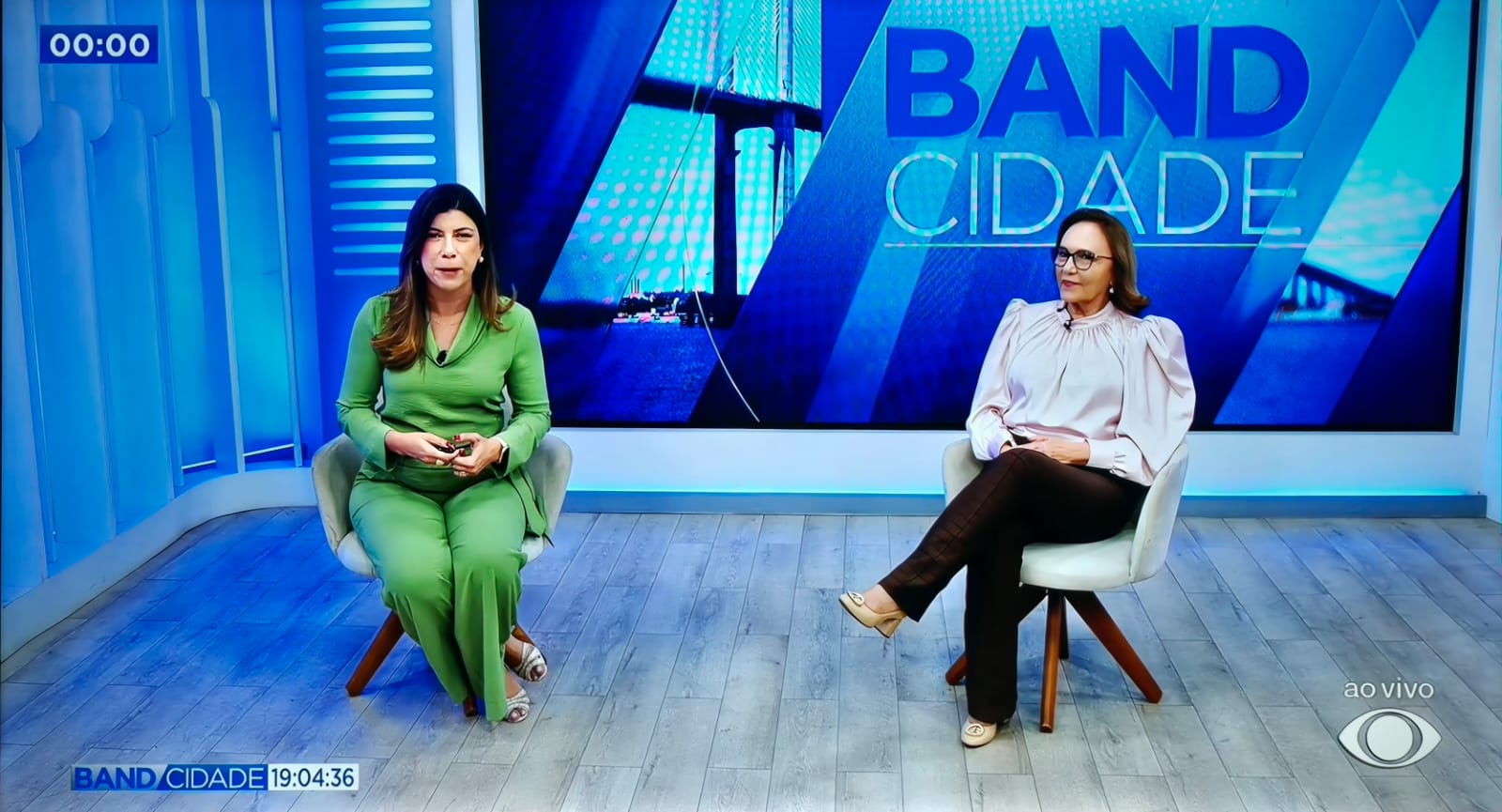 Zenaide Maia abre série de entrevistas na Band TV e destaca atuação em defesa do povo e segurança pública