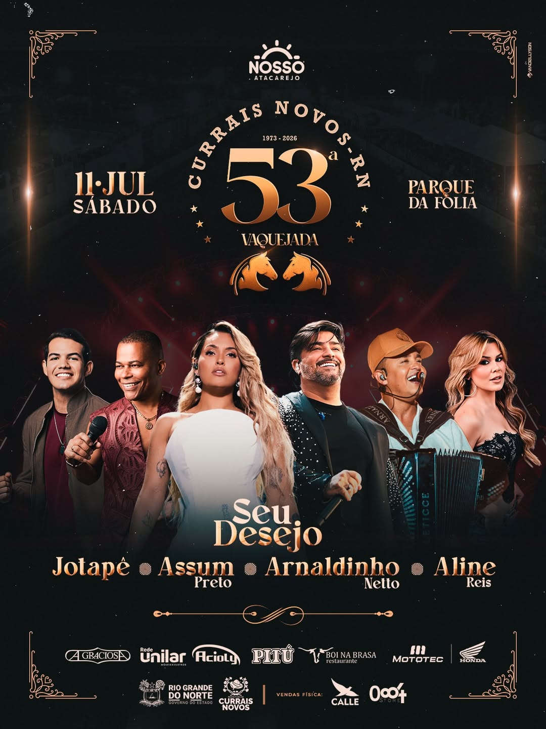 A Grande 53ª Vaquejada de Currais Novos, “a mais charmosa do Brasil”; vendas começam dia 1º de junho
