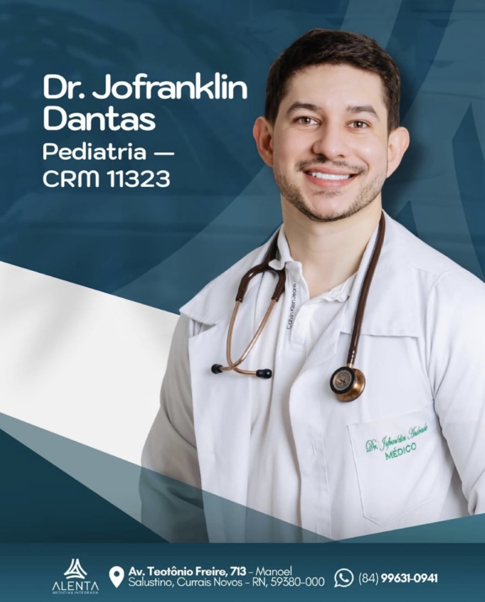 Dr. Jofranklin Dantas inicia atendimentos em Pediatria em Currais Novos