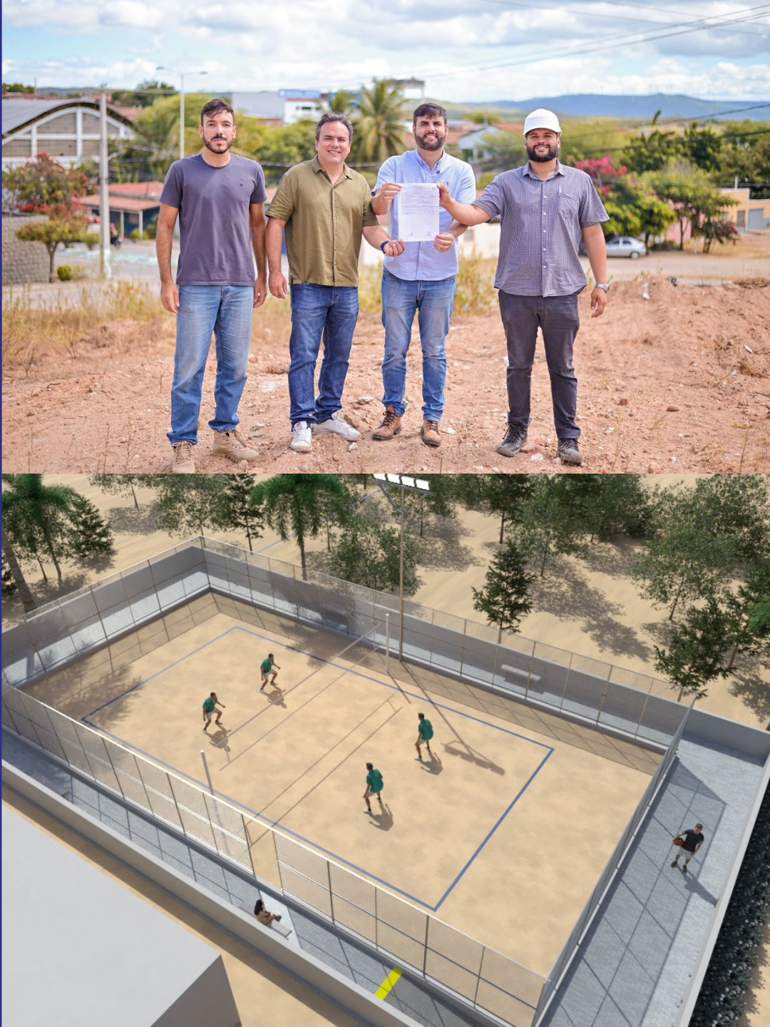 Bairro Dr. Sílvio Bezerra de Melo vai receber Praça da Juventude com arena esportiva