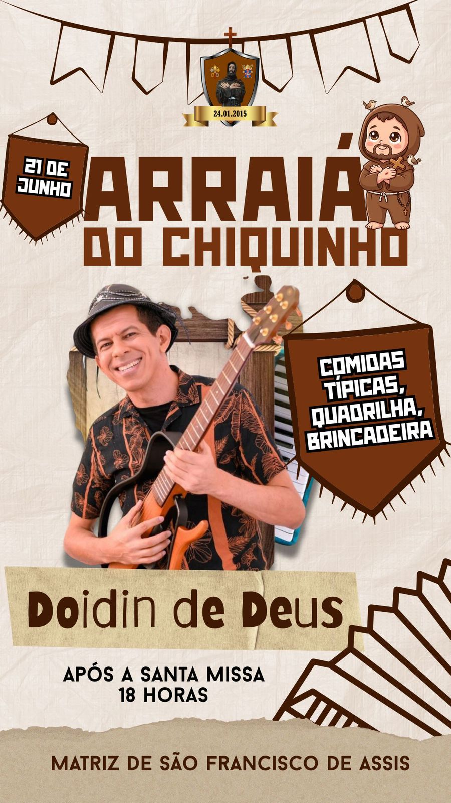 RELIGIÃO E CULTURA | Paróquia de São Francisco de Assis realiza mais uma edição do Arraiá do Chiquinho em Currais Novos