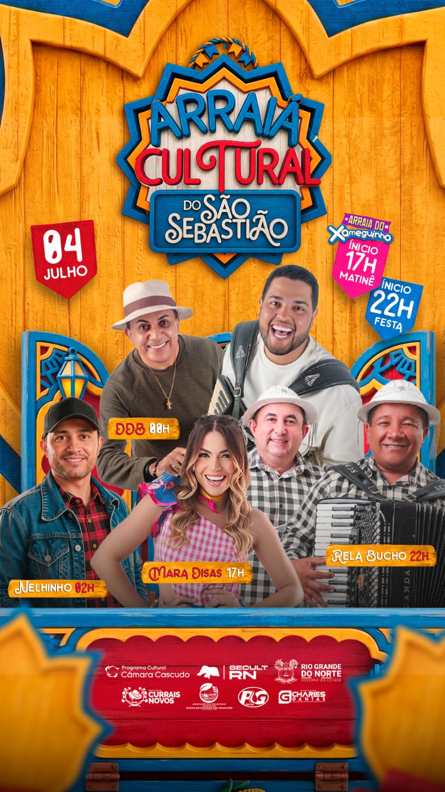 Vereador G Charles anuncia Arraiá Cultural do São Sebastião com programação para toda a família