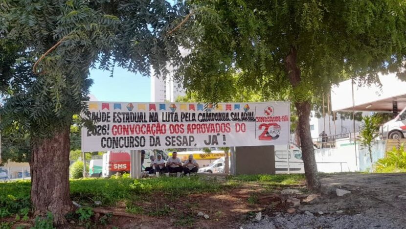 Servidores da saúde do RN anunciam paralisação nesta quarta-feira