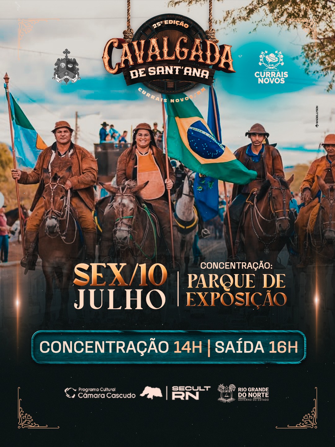 25ª Cavalgada de Sant’Ana deve reunir até mil cavaleiros e amazonas em Currais Novos