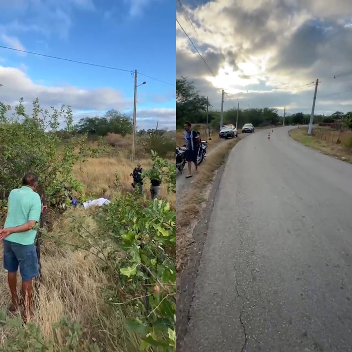 Acidente com motociclista termina em morte na RN-288, em Carnaúba dos Dantas