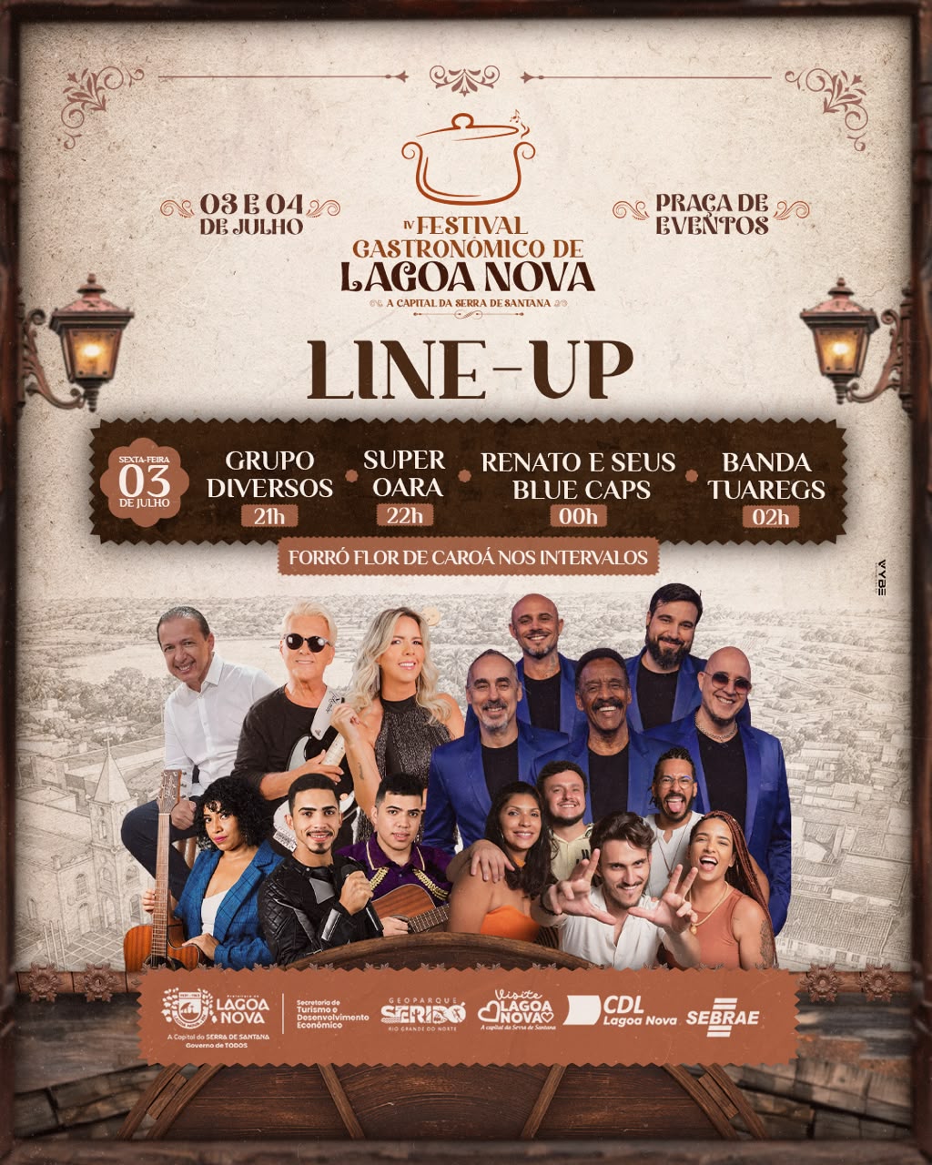 Lagoa Nova vive hoje a abertura do Festival Gastronômico 2026