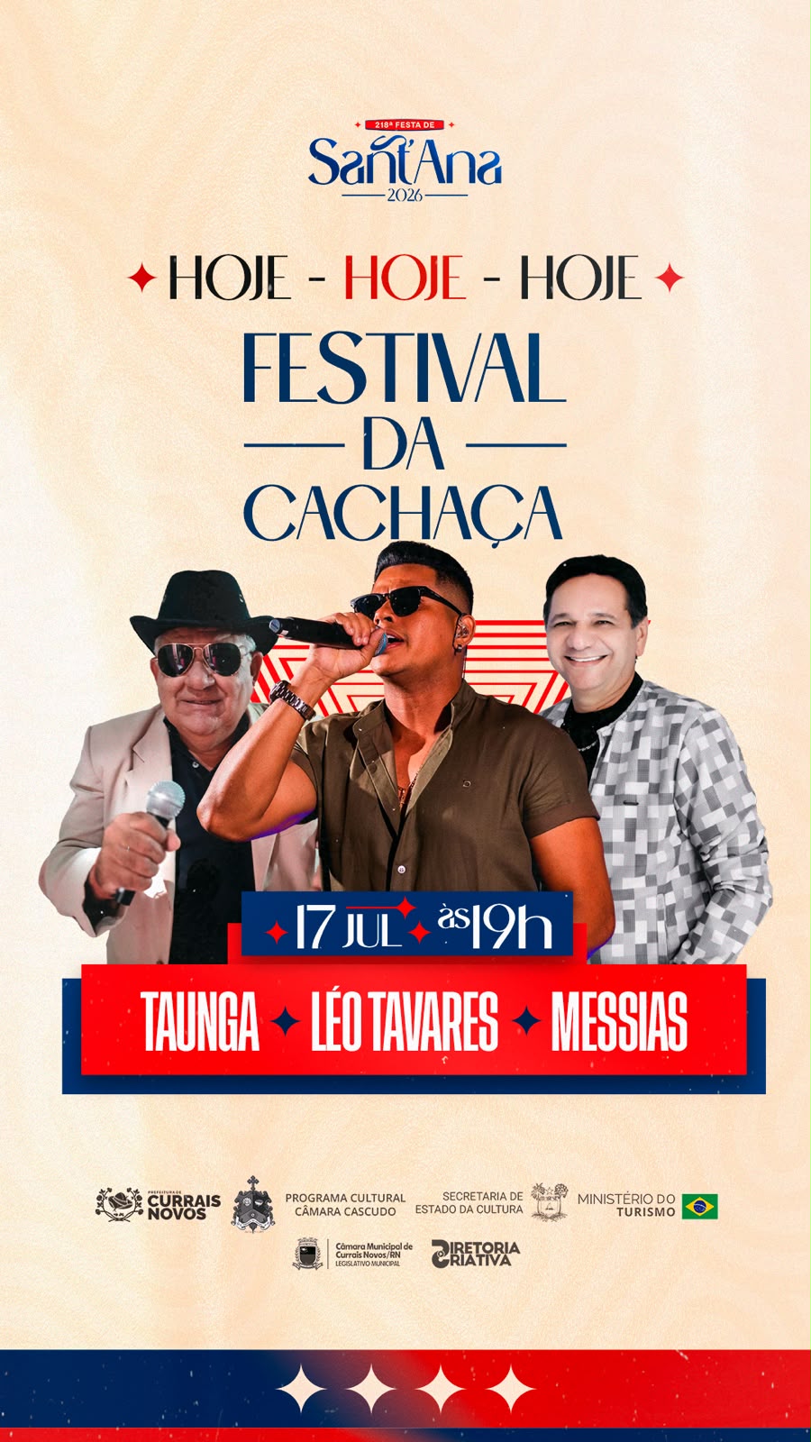 Festival da Cachaça movimenta a programação da Festa de Sant’Ana nesta sexta-feira (17)