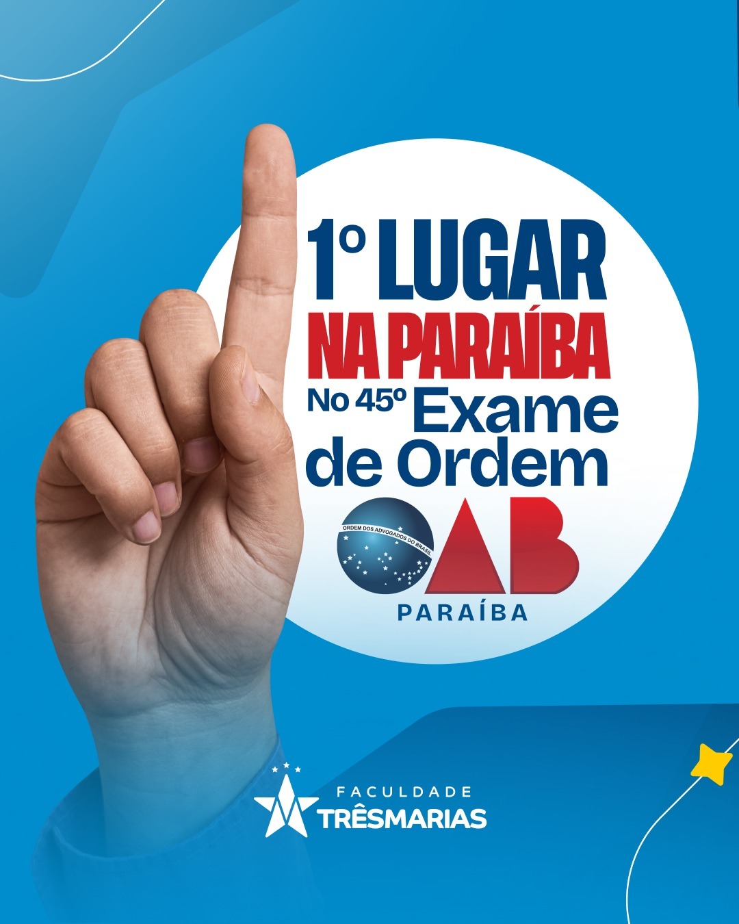 Faculdade que conquistou 1º lugar geral na OAB na Paraíba traz o mesmo padrão de excelência para novo curso em Currais Novos