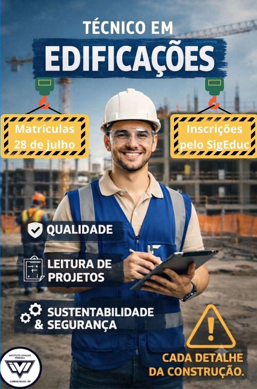 Educação | Curso Técnico em Edificações abre matrículas no Instituto Vértice em Currais Novos