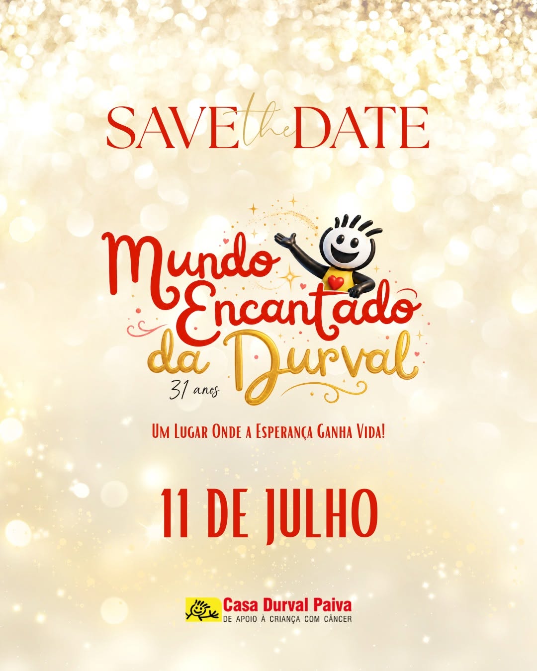 Casa Durval Paiva celebra 31 anos com evento especial na Cidade da Criança