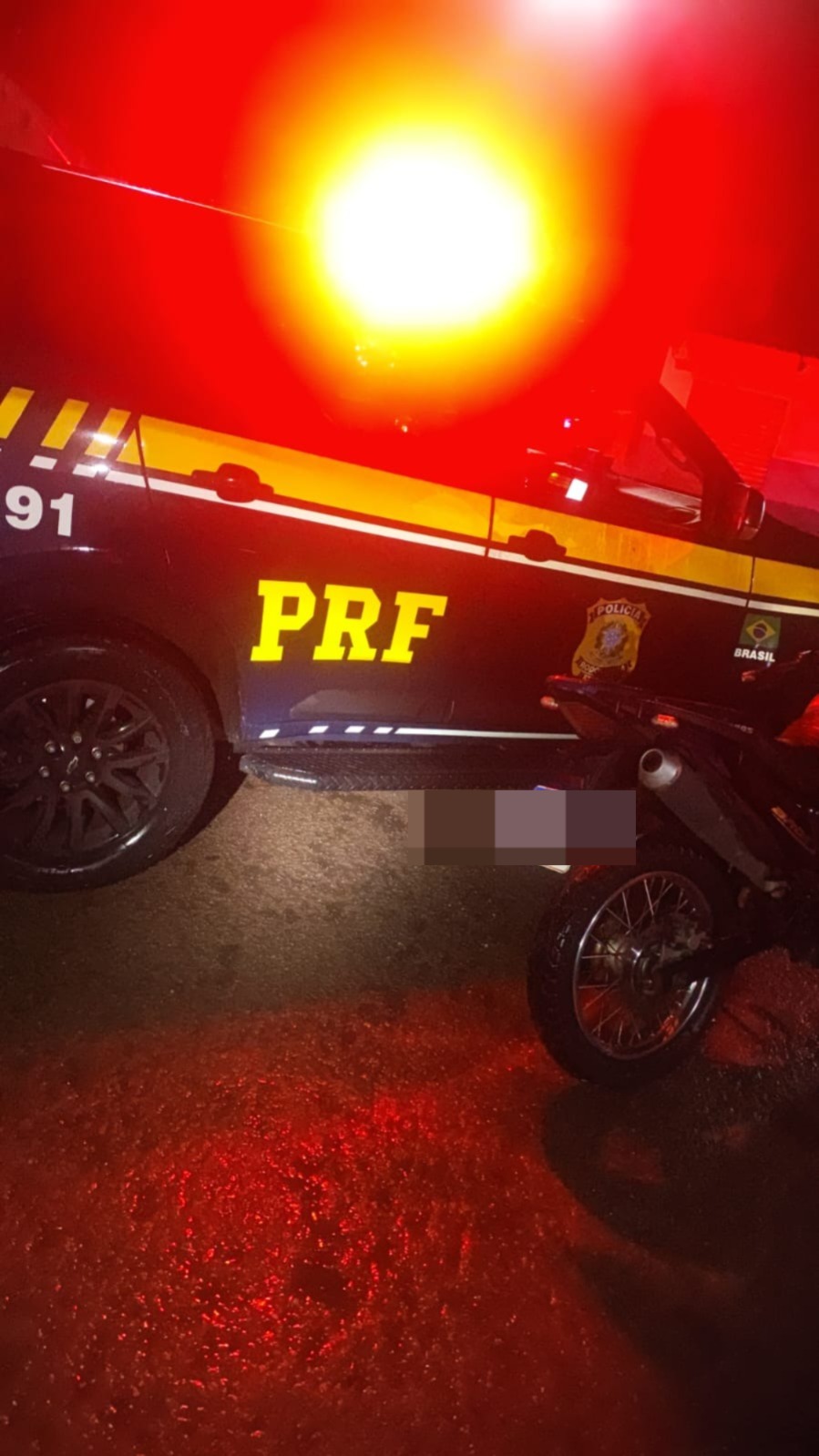 PRF prende homem e recupera motocicleta com sinais identificadores adulterados em Goianinha/RN