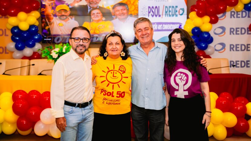 PSOL-Rede oficializa Robério Paulino ao Governo do RN e Sandro Pimentel e Sônia Godeiro ao Senado