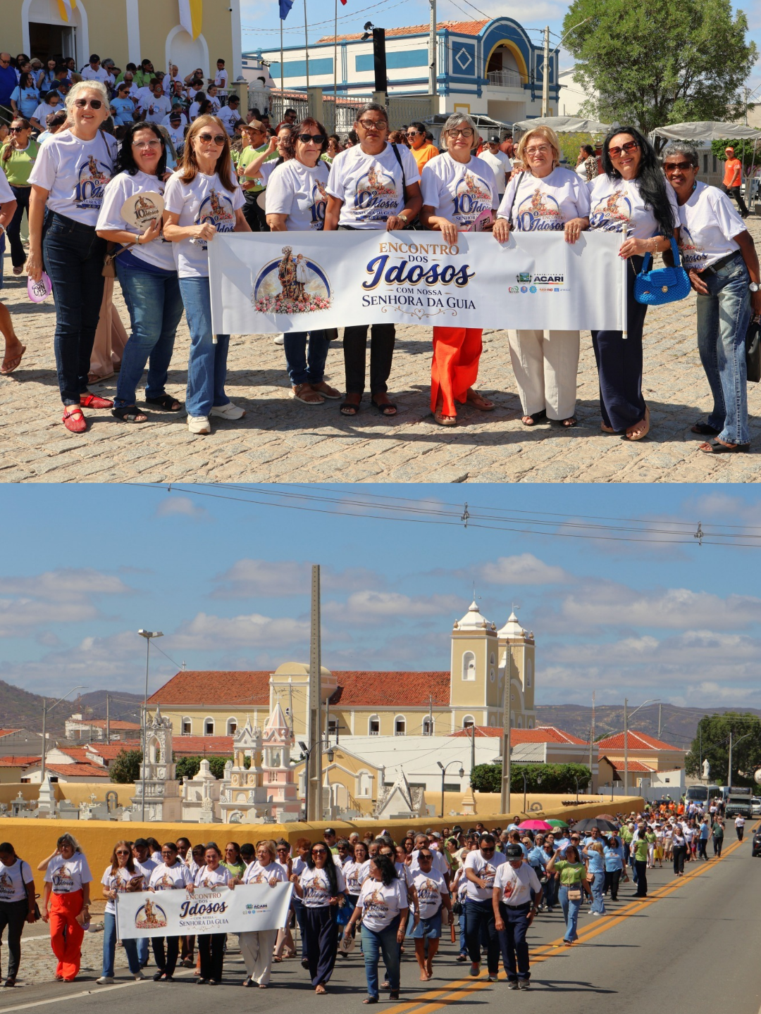 10º Encontro dos Idosos com Nossa Senhora da Guia reúne centenas de participantes durante a Festa de Agosto em Acari