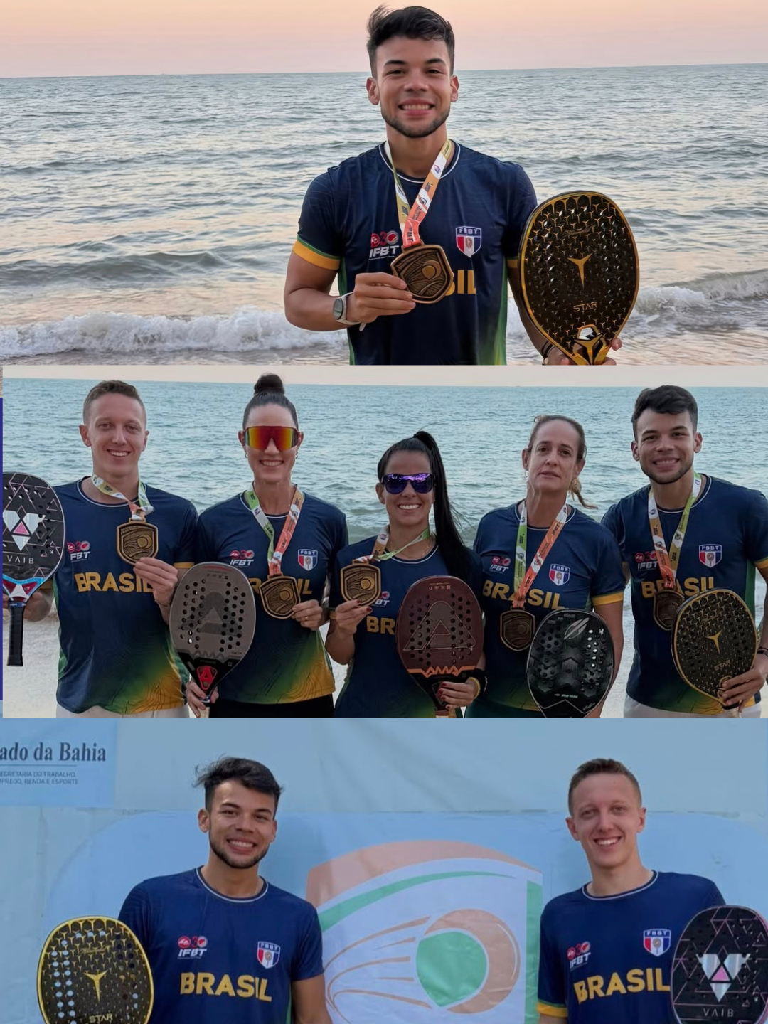 Atleta curraisnovense William é campeão Pan-Americano de Beach Tennis pela Seleção Brasileira