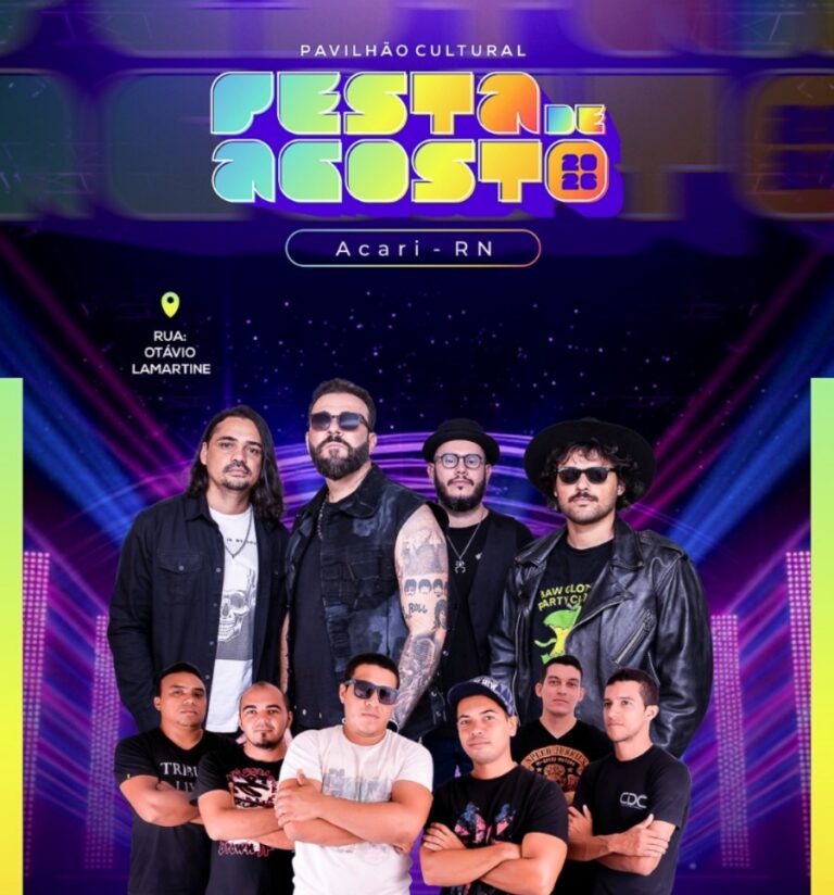 Noite do Rock movimenta o Pavilhão Cultural da Festa de Agosto em Acari