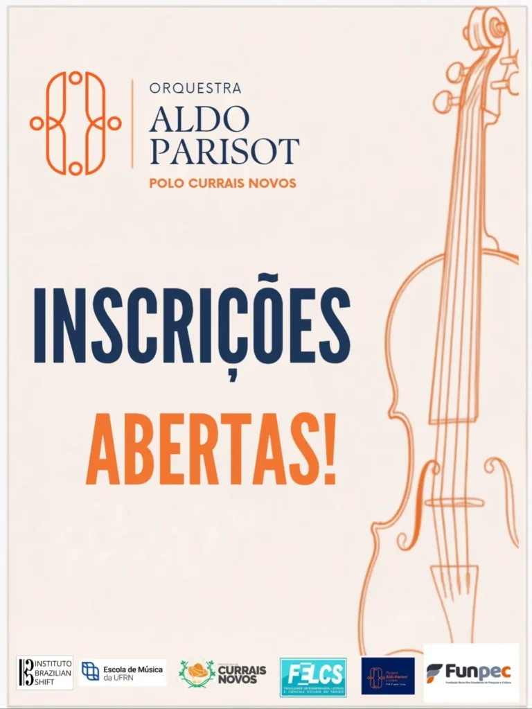 Orquestra Aldo Parisot abre inscrições para novos integrantes em Currais Novos