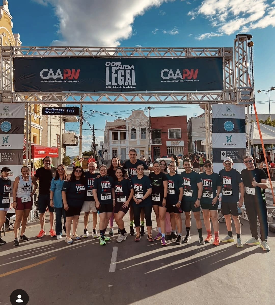 Inscrições seguem abertas para a 2ª Corrida Legal da OAB Currais Novos