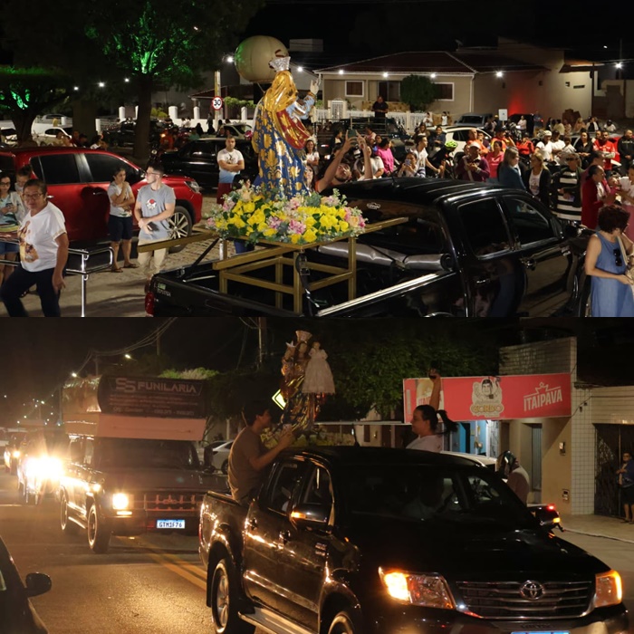 Acorda Acari emociona fiéis e marca o início da Festa de Agosto com a imagem de Nossa Senhora da Guia