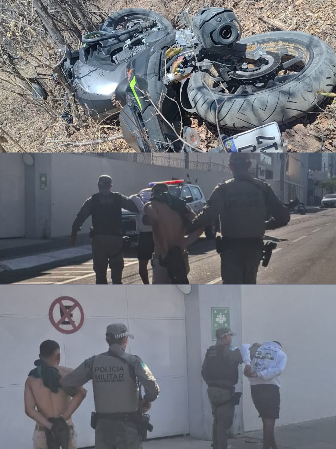 Polícia Militar prende suspeito e recupera motocicleta roubada em Santana do Matos