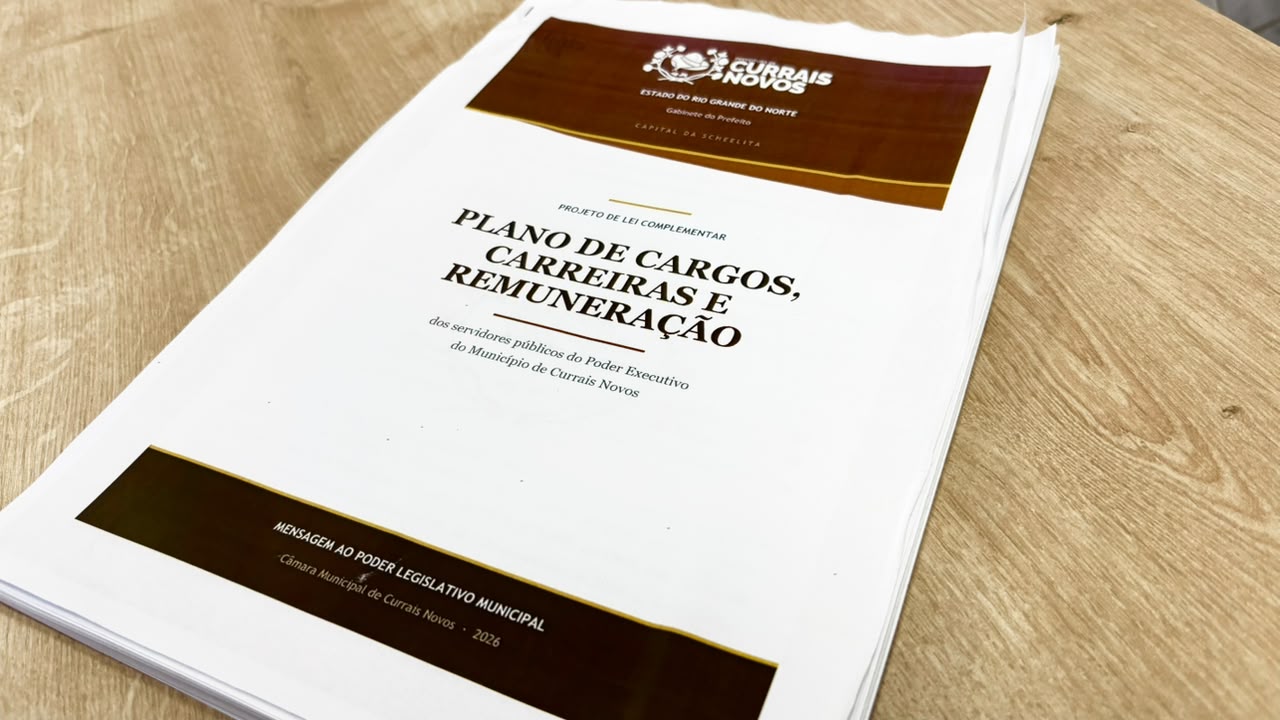 Câmara de Currais Novos aprova, à unanimidade, Plano de Cargos, Carreiras e Remuneração (PCCR) do servidor público do município