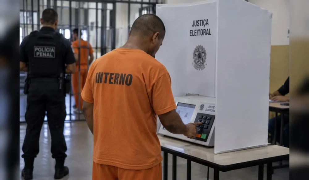 Presos provisórios votam pela última vez em 2026
