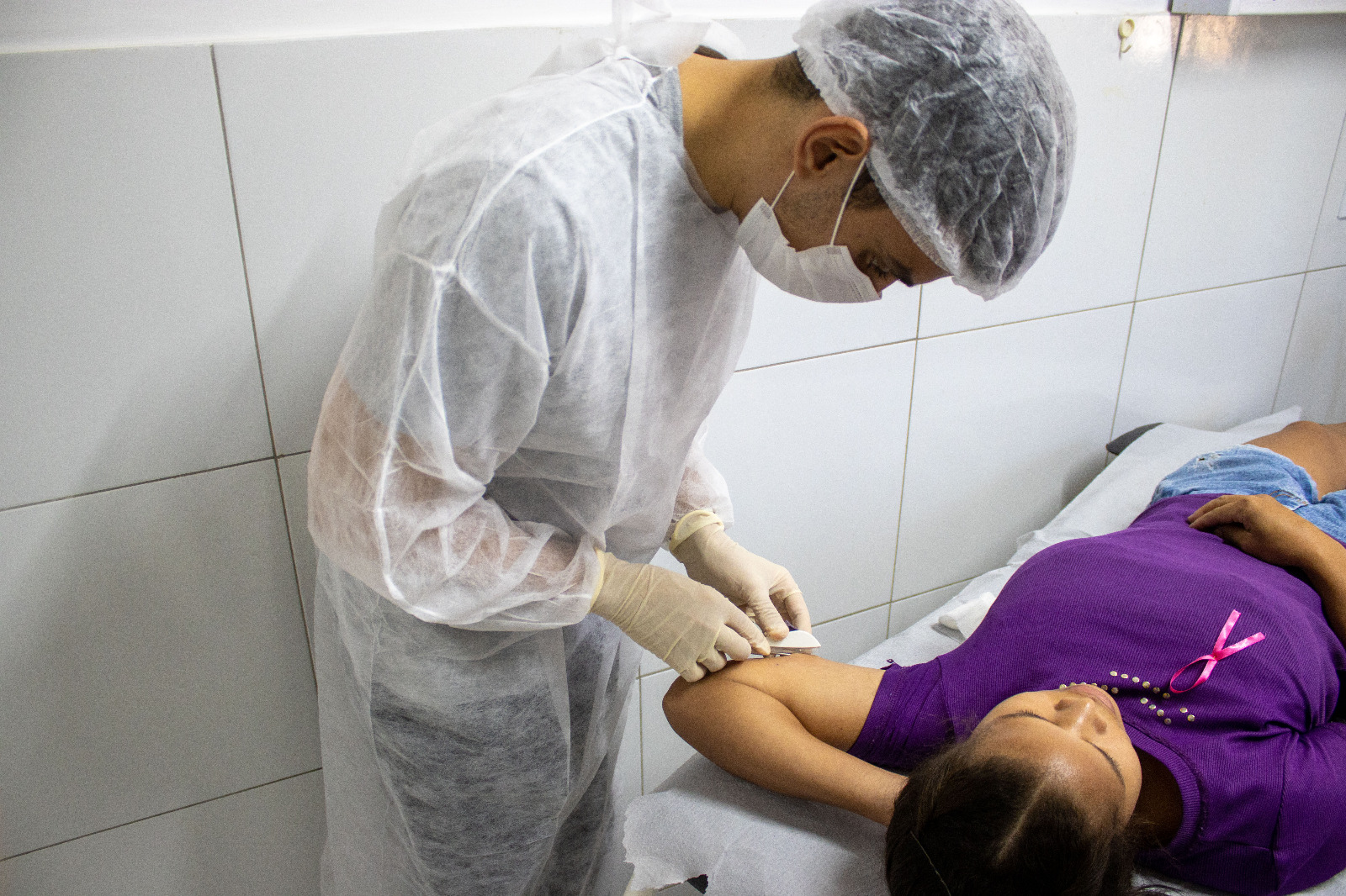 Mutirão de Implanon atende mulheres no Distrito Manoel Domingos