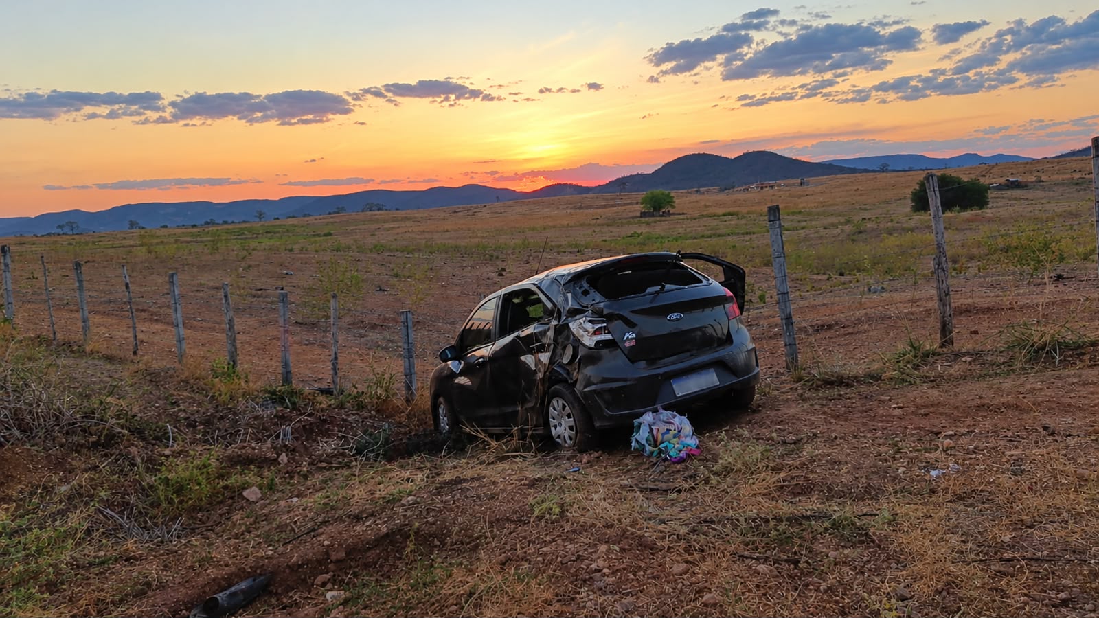 PRF registra sinistro de trânsito com vítima morta na BR-405, em José da Penha/RN